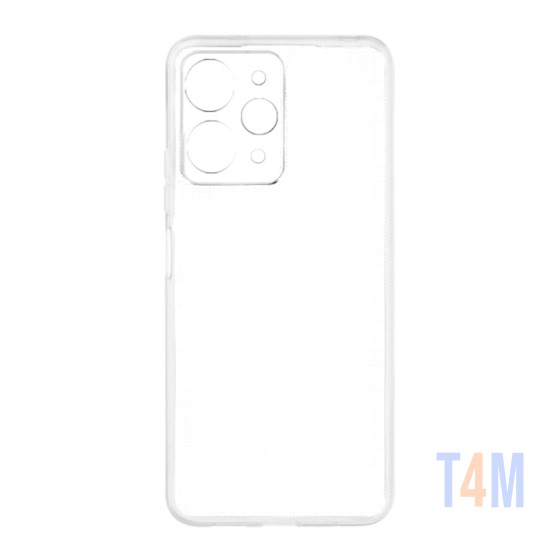 Capa de Silicone Macio com Moldura de Câmera para Xiaomi Redmi 12 4g Transparente